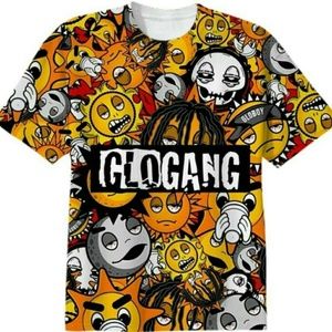 Glo Gang Chief Keef Emoji Shirt Size Large
